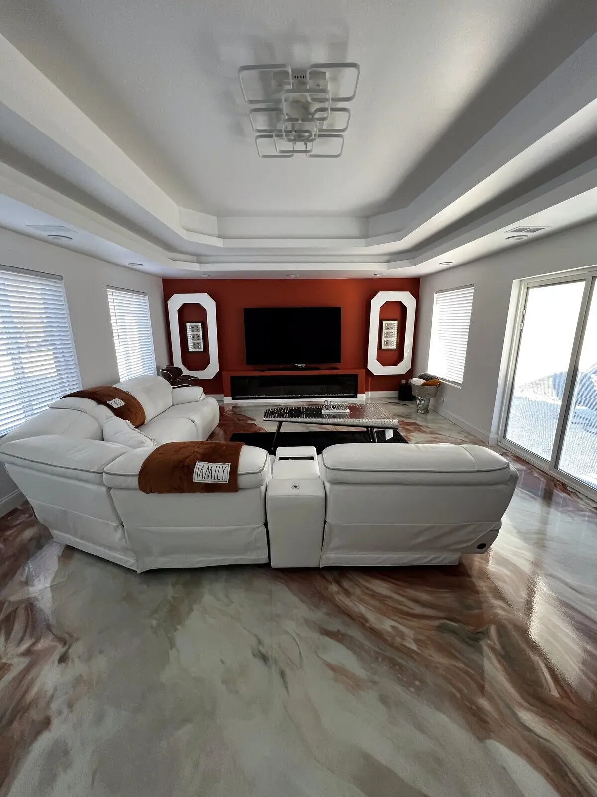Finished addition angled view