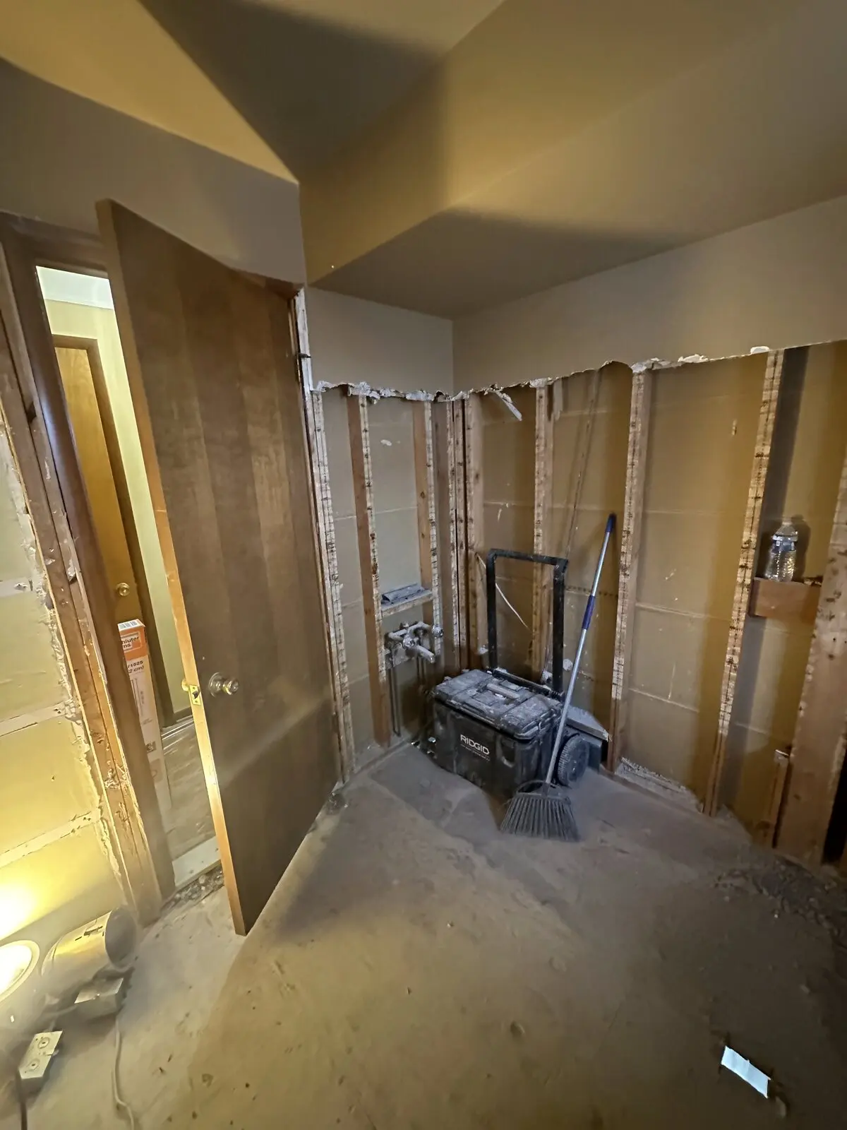 Bathroom before renovation third angle