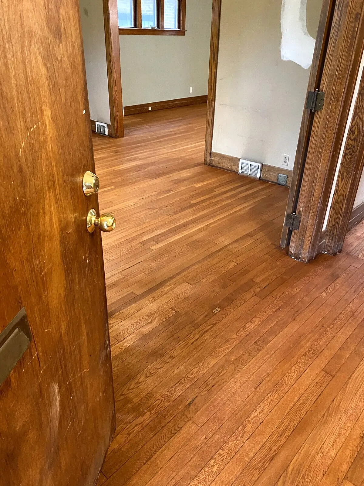 Hardwood flooring installation
