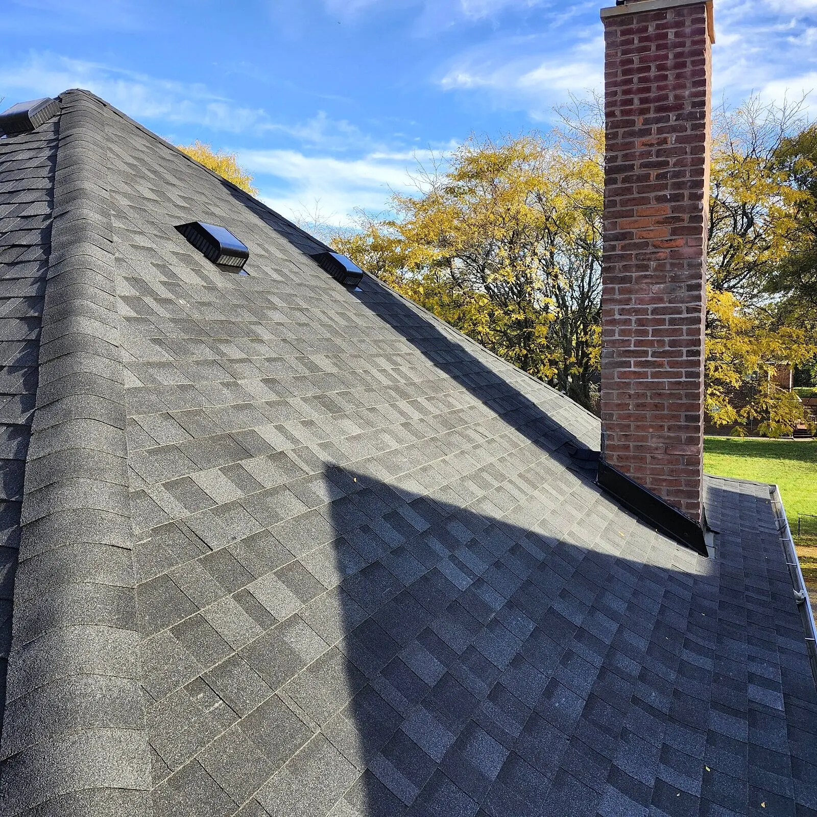 New roof installation