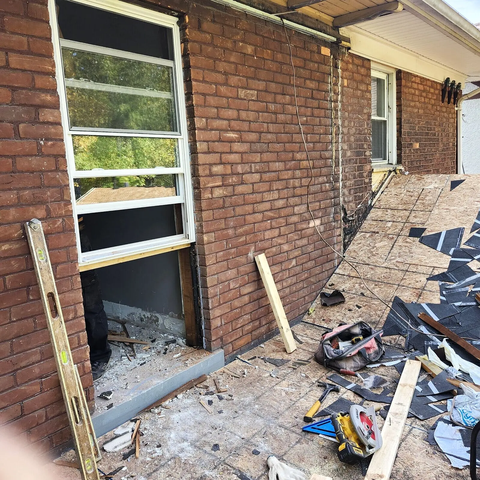 Lifting shingles discovered during inspection